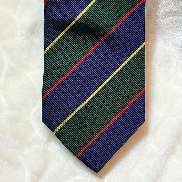 Lands End Silk Tie - Picture 2 of 5